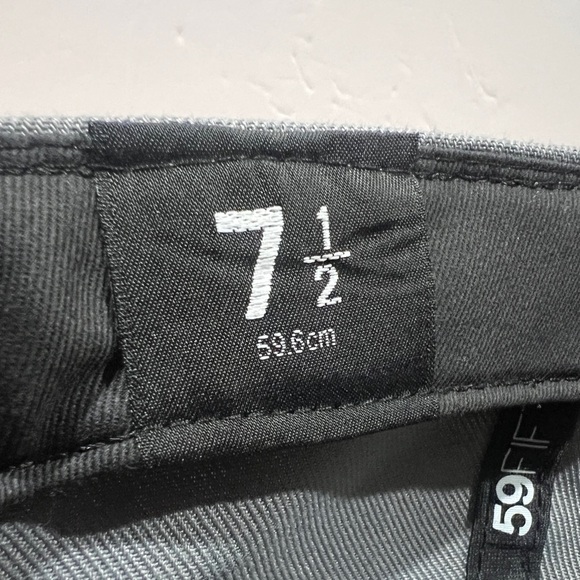 New Era, 59Fifty Fitted Hat, Oakland Athletics, Grey - Picture 9 of 10